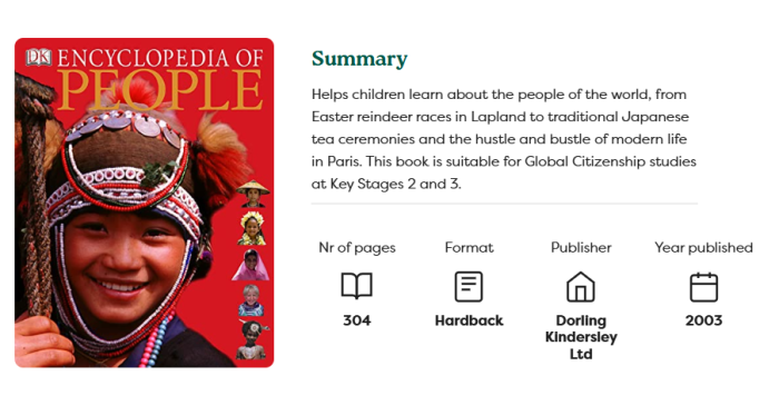 DK's Encyclopedia of People book summary